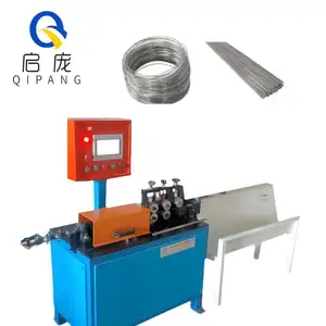 Qipang Manufacturer High Quality 3-8mm Sheet Straightening Machine Steel Wire Rod Straightening and Cutting Machine