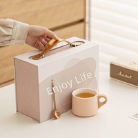 Tasse à café en céramique personnalisée Sublime, style Instagram, coffret cadeau avec soucoupe, couleur unie, mugs assortis pour couple