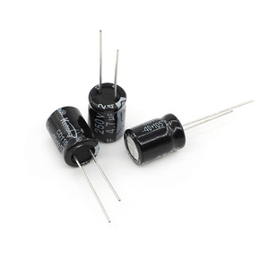 Aluminum Electrolytic Capacitor 4.7uF 250V 8x12mm Through Hole For Electrical Appliances - Product Image 2
