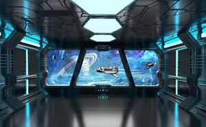 วอลเปเปอร์ลายวิทยาศาสตร์แนวอินดัสเทรียลสำหรับตกแต่งร้านคาราโอเกะ อินเทอร์เน็ตคาเฟ่ ฟิตเนส และสำนักงาน พร้อมคุณสมบัติกันน้ำ - Product Image 4