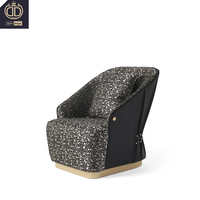 Canapé sectionnel moderne de luxe en cuir tissu noir léopard mobilier de chambre à coucher dame sexy un siège avec ensemble de chaises canapé sexy