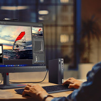 Pour PC de bureau Lenovo ThinkCentre Q500 Mini I3-1215U, ordinateur de bureau professionnel avec 16 Go de RAM DDR4 et 512 Go de SSD pour le bureau et les jeux