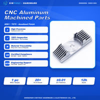 Pièces en aluminium usinées CNC, aluminium 2024 1060 poli, anodisé clair, pour application de robot aspirateur, composant de module Lidar