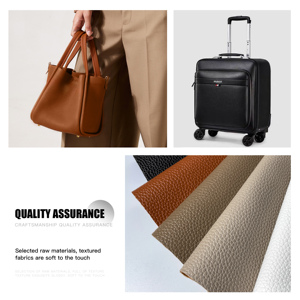 Cuir synthétique <span class=keywords><strong>PU</strong></span> à motif Lychee Togo pour sacs à main - Product Image 6