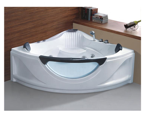 Bañera de masaje de TV acrílica para dos personas de estilo europeo bañeras de hidromasaje de lujo y <span class=keywords><strong>spa</strong></span> - Product Image 2