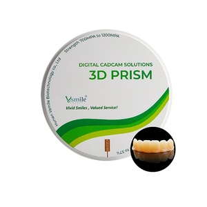 Tandheelkundige Multilayer 3D Prisma <span class=keywords><strong>Zirconia</strong></span> Schijf Voor Open Cad Cam Freesmachine - Product Image 1