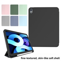 Housses et étuis pour tablettes Étui de tablette intelligent en cuir PU personnalisé antichoc pour iPad 10e génération 2022 10,9 pouces Housses de protection pour tablettes simples