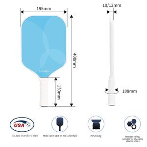 ไม้พายพิคเคิลบอลคุณภาพสูง ทนทาน สีแดง BEN JOHNS 16 มม. 14 มม. GEN4 TFP คาร์บอนไฟเบอร์ ไร้ขอบ แกนรังผึ้ง สำหรับเด็ก - Product Image 2