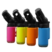 Briquet à flamme créative pour soudure, petit format, coupe-vent, rechargeable, vente en gros
