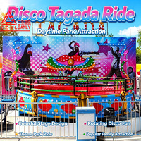 Manèges Disco Tagada à plateau tournant pour parcs d'attractions intérieurs et extérieurs, en promotion sur Alibaba
