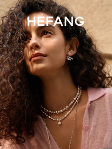 Collar HEFANG de Tungsteno y Circonio con Perlas de Agua Dulce, Diseño de Burbujas y Nebulosa, Cadena para Clavícula de Lujo Ligero, Chapado en Oro de 14K, Elegante y de Alta Gama - Product Image 5
