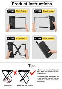 Foldable Stool <b>Bag</b> - Portable <b>Mini</b> Seat & Custom Drawstring Pen Pouch for Outdoor Events & Promotional Gifts - Product Image 4