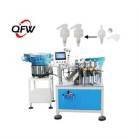 Ligne de montage automatique de pompes à lotion QFW 3000 PCS/H - Contrôlée par PLC 24/410 28/410mm
