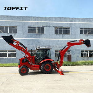 Chargeuse-pelleteuse diesel haute puissance TOPFIT TLS3CX-H avec godet de 1 m pour travaux de construction lourds et excavations, haute efficacité - Product Image 6