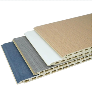 Panneau mural de revêtement en <span class=keywords><strong>bois</strong></span> WPC moderne panneau de plafond intérieur composite insonorisé à l'eau <span class=keywords><strong>décoration</strong></span> murale en <span class=keywords><strong>bois</strong></span> uni - Product Image 4