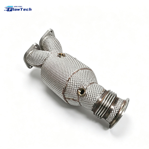 Downpipe de alto rendimiento para BMW E92 335i N55 3.0T con escudo térmico, soldado con TIG, ajuste directo, pieza de escape con filtro de 200 celdas Euro 5 - Product Image 2