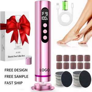 Kit de manucure et pédicure électrique rechargeable personnalisé en usine, <span class=keywords><strong>lime</strong></span> à pieds métallique 9 vitesses, éliminateur de callosités et peaux mortes - Product Image 1