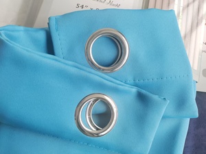<span class=keywords><strong>Rideau</strong></span> occultant thermique rose à œillets souples, prêt à poser, pour salon <span class=keywords><strong>et</strong></span> hôtel - Product Image 4