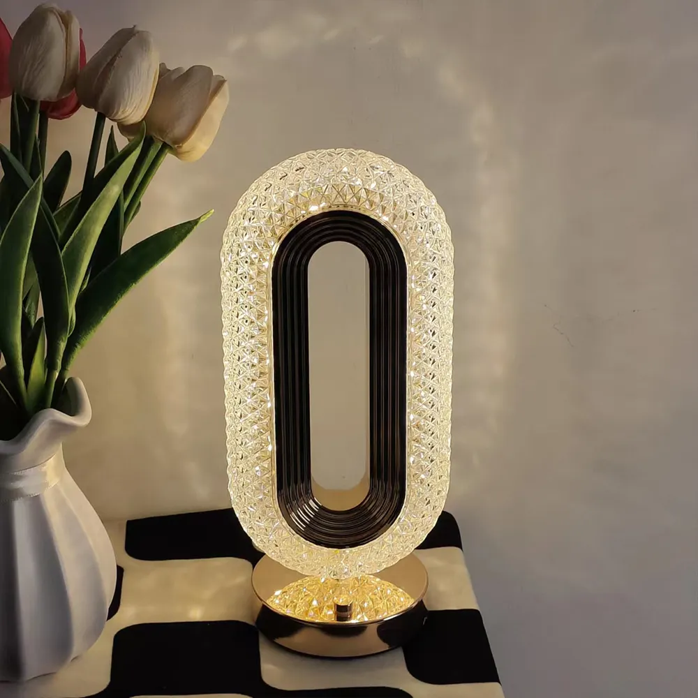 Minimalismus individuelles Touch-Nachtlicht wiederaufladbare schnurlose Tischlampe drahtlose tragbare Lampada Da Tavolo Led Restaurant 30