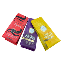 Sachet Doypack Personnalisé Refermable avec Fermeture Éclair pour Emballage et Stockage de Grains de Café