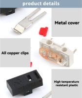 3pin Ac 5a 125 250v Micro interrupteur lame Endstop Microswitch Roller Lever Arm 3pin Micro Switch