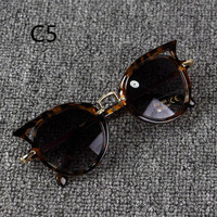 Chanceux enfants lunettes de soleil oeil de chat Style garçons filles accessoires nuances jouets Protection des yeux décoration UV400 enfants lunettes de soleil