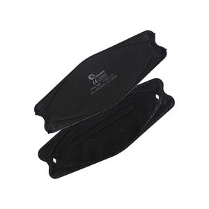 หน้ากากอนามัยสำหรับทำงานกลางแจ้งแบบใช้แล้วทิ้งระบายอากาศได้ดี FFP2เครื่องช่วยหายใจมาตรฐานเป็นมิตรกับสิ่งแวดล้อมดีไซน์ CE ได้รับการรับรองสำหรับการใช้งานในสถานี - Product Image 4