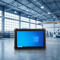Tableta Robusta para Uso Industrial, 6000 mAh, Escáner de Código de Barras, Windows 11, Resistente al Agua IP67, Tableta Robusta con Windows I7