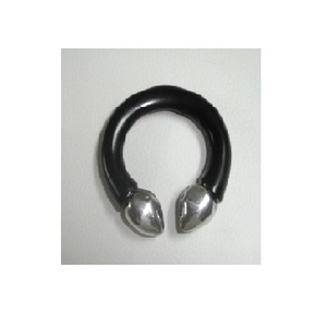 ห่วงใส่ผ้าเช็ดปากอลูมิเนียมโลหะรูปทรงใบไม้แหวนผ้าเช็ดปากลายนูนสำหรับตกแต่งงานแต่งงาน - Product Image 3