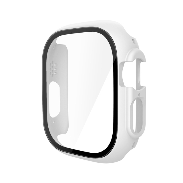 Case for Apple Watch Series Ultra 49Mm Smartwatch Pc Screen Protector Bumper Tempered Accessories Smart Watch Ultra Cover
