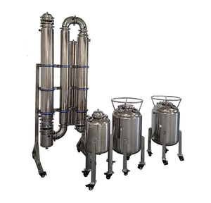 Évaporateur à film tombant automatique en acier inoxydable de 8 pouces, 300 L/h, pour la récupération d'éthanol, avec moteur - Product Image 4