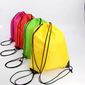 <span class=keywords><strong>Gymsack</strong></span>-cordón de nailon y poliéster, Impresión digital personalizada, lisa, impermeable - Product Image 3