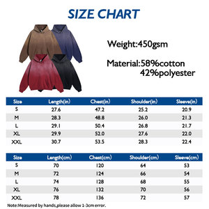 Sweat-shirt de haute qualité pour homme, streetwear, uni, logo personnalisé, automne, polyester/coton, tissu éponge français, poche, coupe régulière - Product Image 6