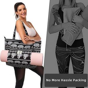 Muestra Gratis, Bolsa de Viaje, Bolsa de Gimnasio, Bolsa de Hombro, Bolsa de Lona para Transportar Esterilla de Yoga, Bolsa Deportiva - Product Image 2