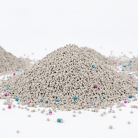 Litière pour chat biodégradable à base de bentonite de sodium de qualité supérieure, faible teneur en poussière, forme de boule, agglomération rapide, contrôle des odeurs, hautement absorbante, 10 kg