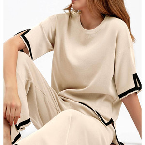 Wholesale <strong>Designer</strong> Silk Pajamas Two Piece, Sets For Womens Sleepwear And Lounge Wear/ - Product Image 1