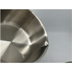 Listo para enviar 3 Qt Estilo coreano 304 Sartén de <span class=keywords><strong>acero</strong></span> <span class=keywords><strong>inoxidable</strong></span> <span class=keywords><strong>con</strong></span> tapa de <span class=keywords><strong>colador</strong></span> de vidrio para preparación de sopa - Product Image 4