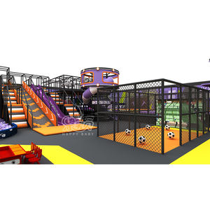 设计1320平方米7.5米蹦床公园设备蹦床室内游乐场游戏中心儿童蹦床公园 - Product Image 3