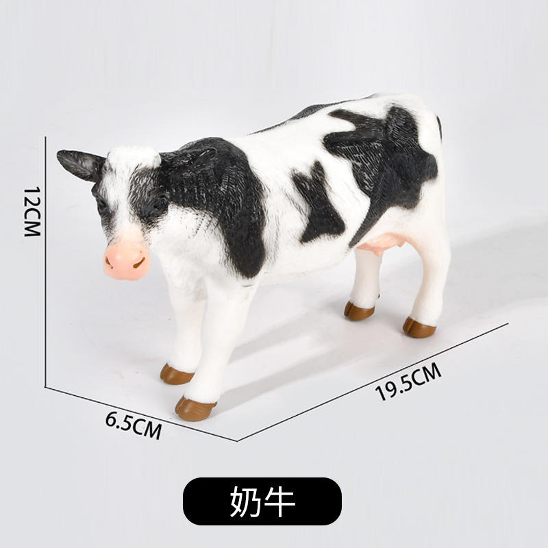 Vinyl-filled cotton cow (with tag + pe bag packaging)