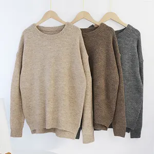 Custom <strong>Women's</strong> 100% Cashmere Sweater O Neck Pullover Sweater Batwing <strong>Long</strong> Sleeve Knitted <strong>Jumpers</strong> <strong>for</strong> <strong>Women</strong> - Product Image 1
