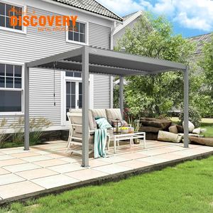 Pergola bioclimatique moderne en aluminium avec LED |   Système extérieur pour <span class=keywords><strong>terrasse</strong></span>, patio et jardin - Product Image 4