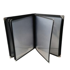 कस्टम कम MOQ अलग लोगो A4 PU चमड़ा रेस्तरां मेनू कवर - Product Image 2