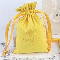 Ananxines – sac à poussière en daim avec Double cordon de serrage et Logo imprimé, vente en gros