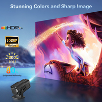 Hotack HY320AA Smart Android 13 1080P Proyector 4K Proyector LCD WiFi Home Cinéma Projecteur Vidéo Portable Mini Projecteur