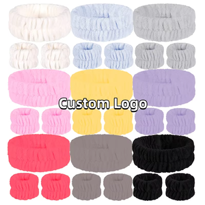 Fascia polso fiocco a stella per la cura della pelle Spa per il lavaggio del viso Set di braccialetti per il lavaggio del viso - Product Image 2