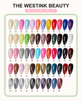 CaiXuan Nail Gel Polish colour Uv Gel Set 60 pièces/kit Nail Art Salon Base et couche de finition Uv Gel vernis à ongles Set