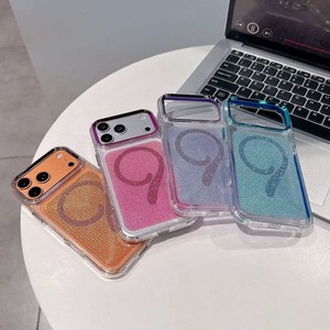 Senyork colours diamond glitter frame bumper magnetic phone case for iPhone 17 pro max 11 luxury girls back cover wholesale - Product Image 2