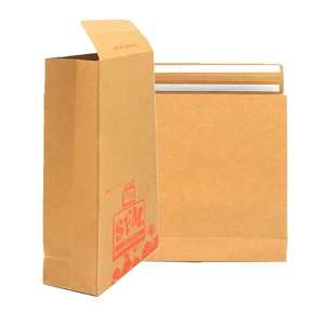 Thân Thiện Với Môi Phân Hủy Sinh Học Gửi Thư Pouch Bưu Chính Bưu Chính Phong Bì Quần Áo Vận Chuyển Túi Nâu <span class=keywords><strong>Kraft</strong></span> Giấy Bưu Phẩm Với Logo - Product Image 5