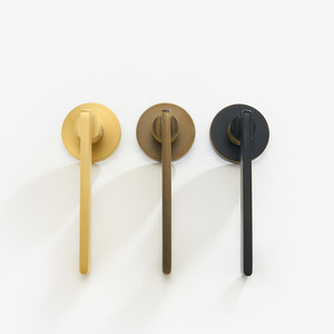 MAXERY Thiết Kế Mới Brass Khía Nội Thất Cửa Xử Lý Với Ổ Khóa Loại Đòn Bẩy Xử Lý Ổ Khóa Trang Trí Brass <span class=keywords><strong>Door</strong></span> Handles - Product Image 4