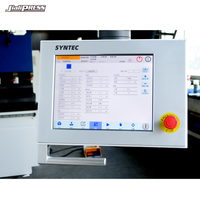 Contrôleur SYNTEC 720BA 200T4500mm Presse plieuse hydraulique CNC pour le pliage de l'acier au carbone 5.4mm dans la fabrication de tôles